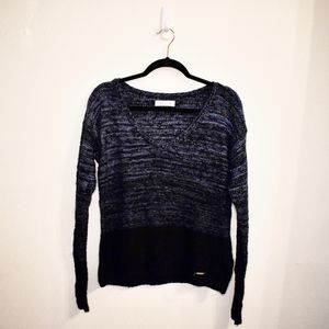 Gilly Hicks Navy Blue Ombre Knit Small